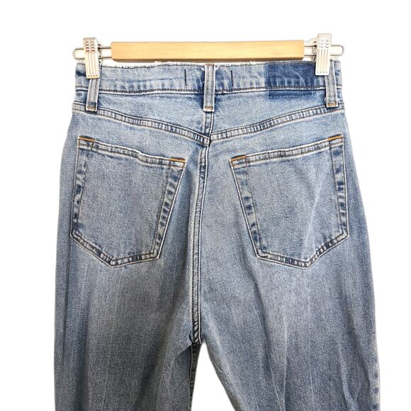 Abercrombie & Fitch 90s Slim Straight High Rise Jeans Size 2 Curve Love - Picture 5 of 8